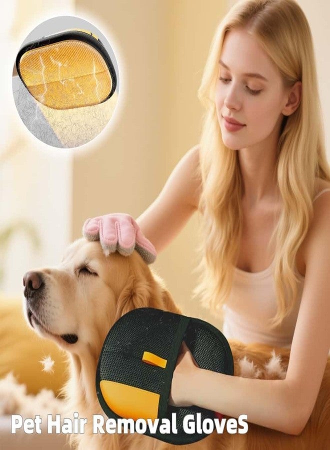 N2J2 SHOP Pet Hair Removal Tool, Electrostatic Pet Hair Remover,Static Removal Gloves for Pet Hair, Dog and Cat Hair Remover Electrostatic Gloves Set for Couch, Clothes, Car, Carpet (1Pcs Black) - Image 5
